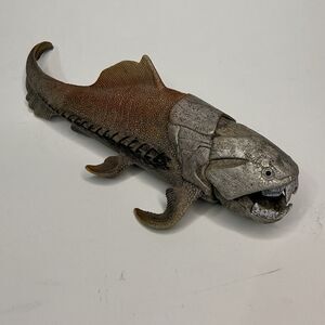 Schleich 14575 Dunkleosteus Prehistoric Dinosaur Fish 8.5”Articulating Jaw